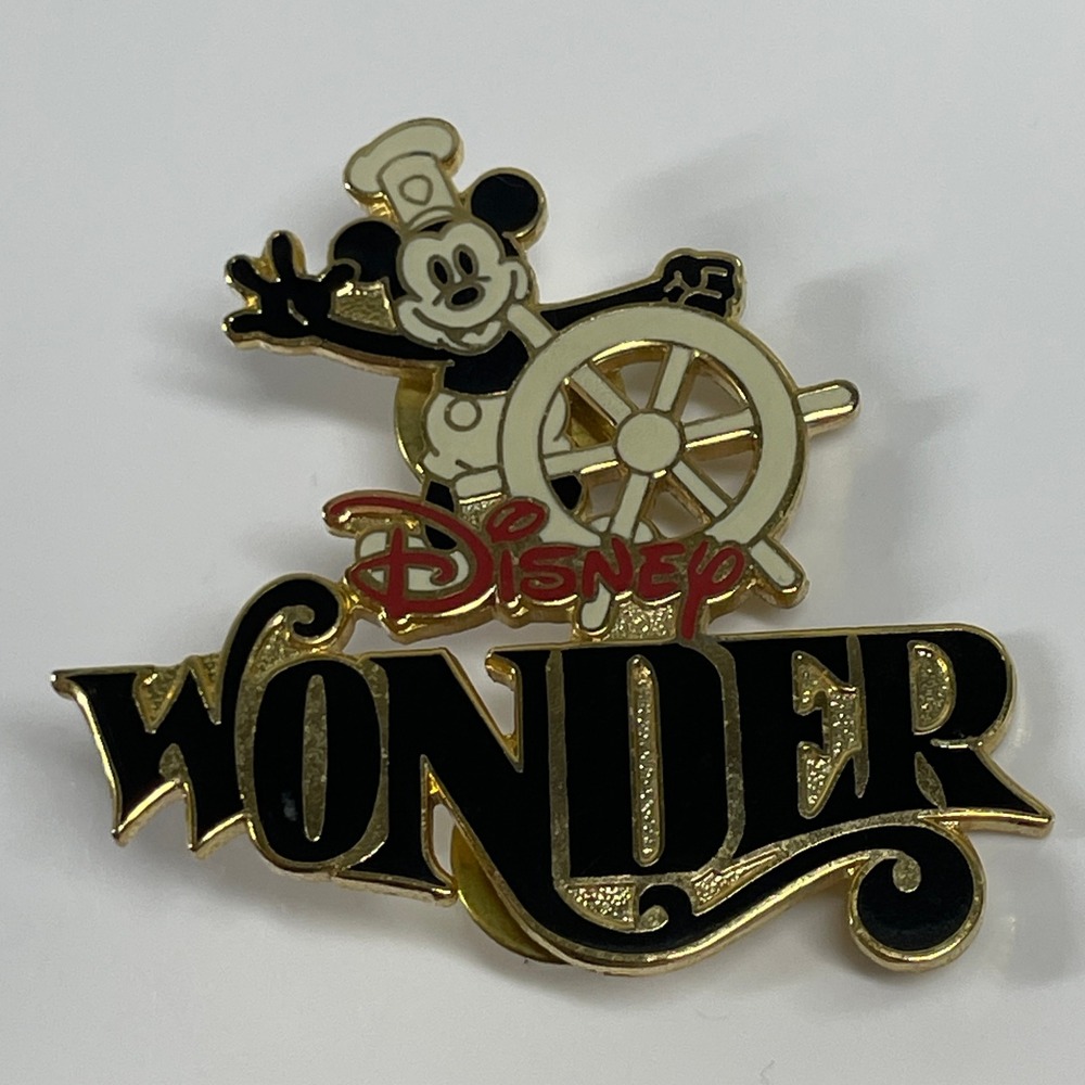 Limited Edition 5000 Disney Magic Cruise Wonder Pin Steamboat Mickey Vintage